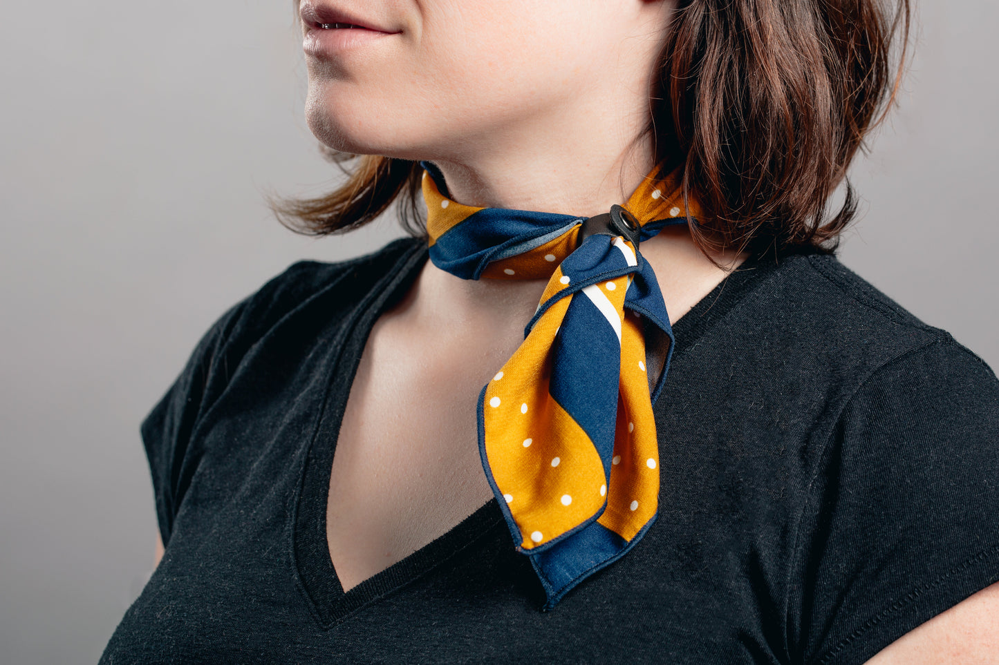 Sally Cinnamon Silk Foulard